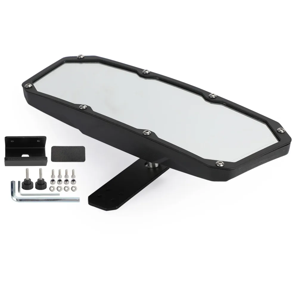 Espelho central da vista traseira UTV para Polaris Ranger 570 570 900 S 1000 XP 2017-2022 Genérico