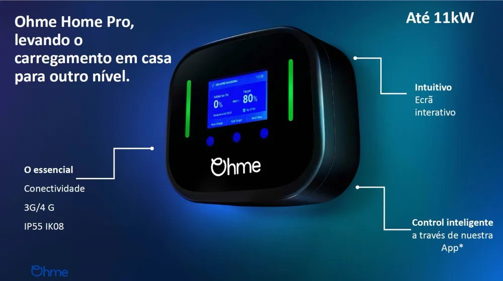 Carregador Ohme Pro Monofásico 7.4 kW