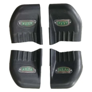 Conjunto de (4) pontas com luz LED para estribos de alumínio