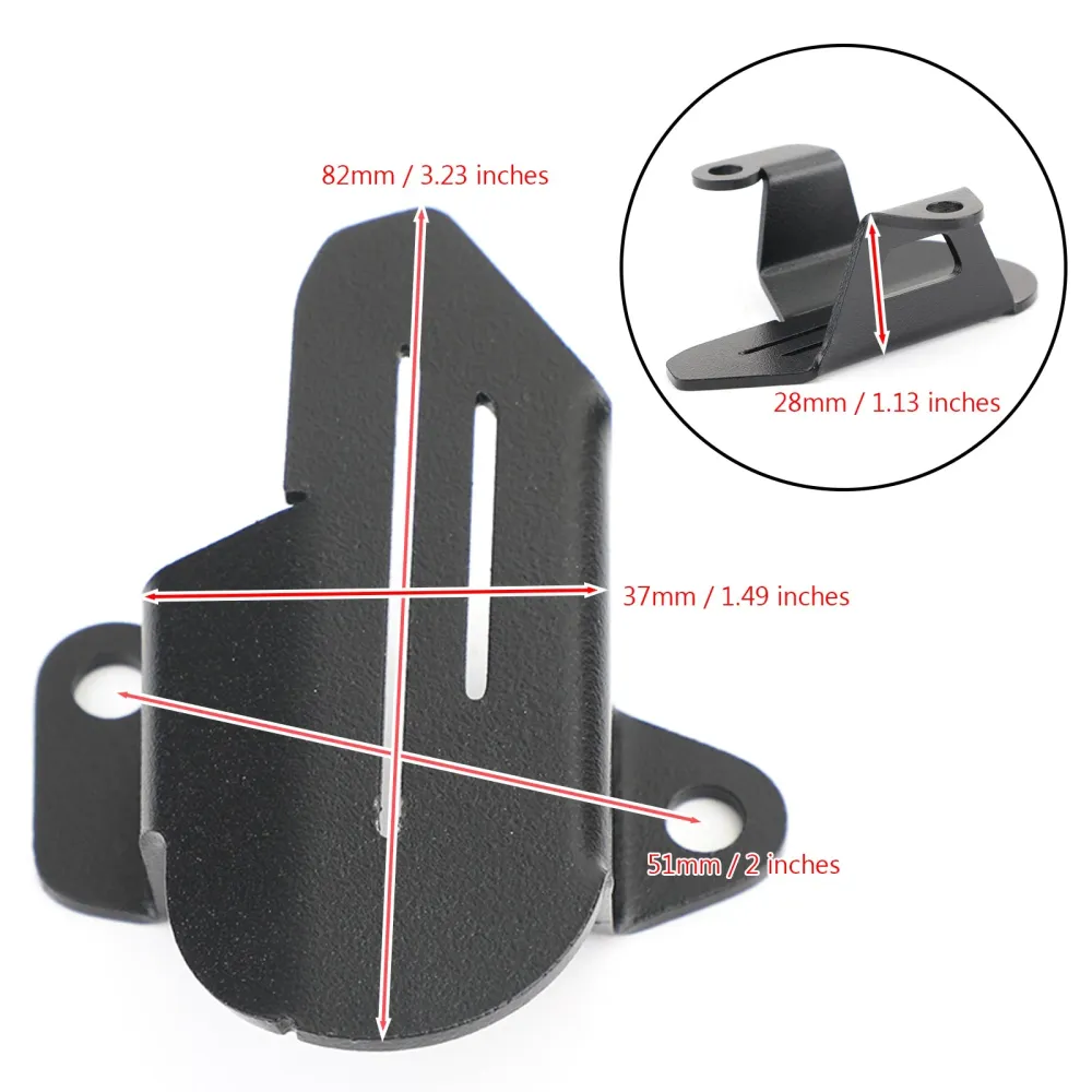 Proteção do interruptor do suporte lateral de alumínio Fit para BMW F750GS F850GS 2018-2020 Genérico