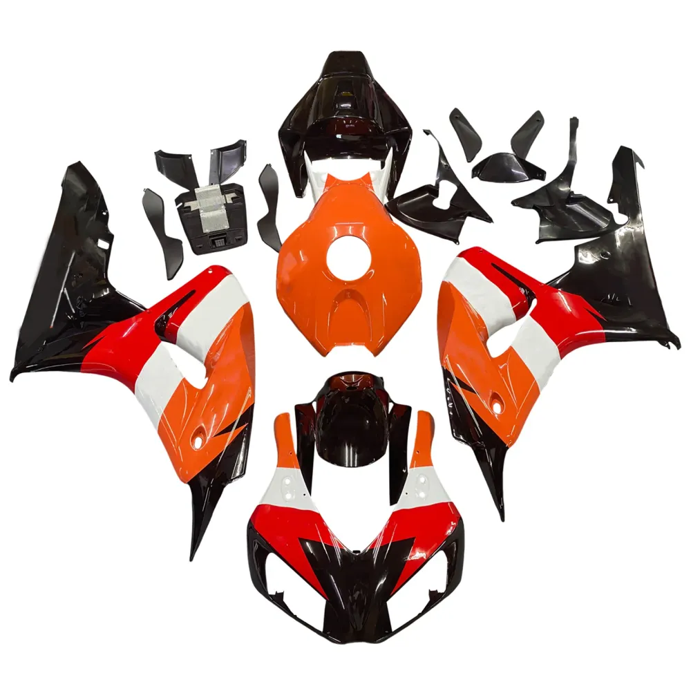 Kit de carenagem injeção ABS ABS para Honda CBR1000RR 2006 2007 Black