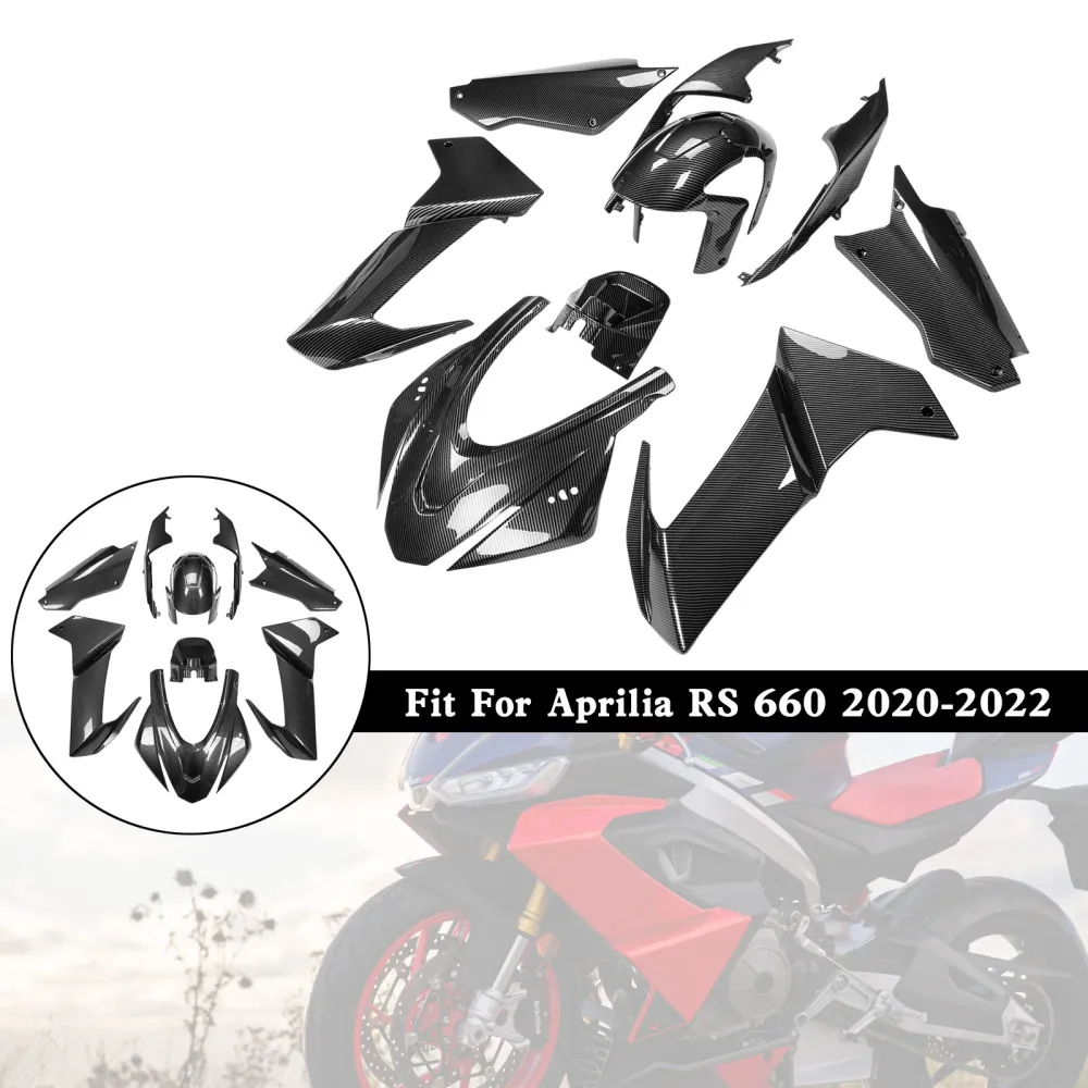 Injeção ABS Kit de carenagem de plástico de plástico para abril Rs 660 2020-2024 01#