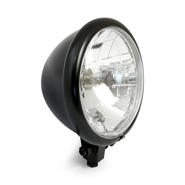 Farol Mota H4 Preto Universal Motociclo