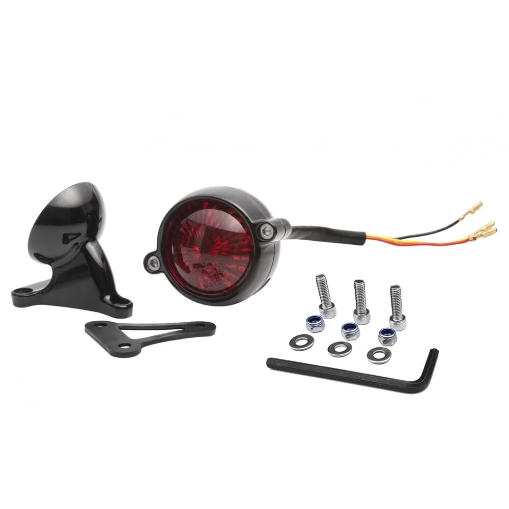 Farolim traseiro Moto LED preto Eldorado