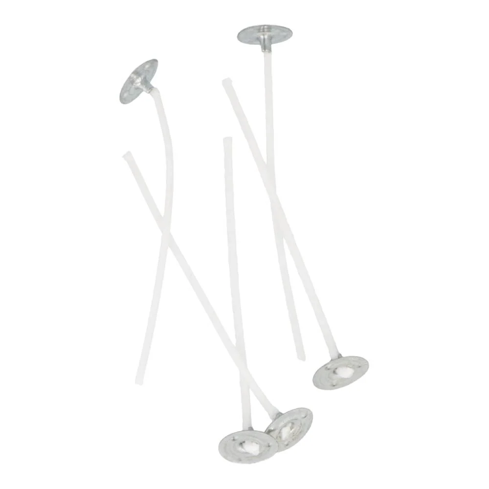 Conjunto de 5 pavios para velas 8cm