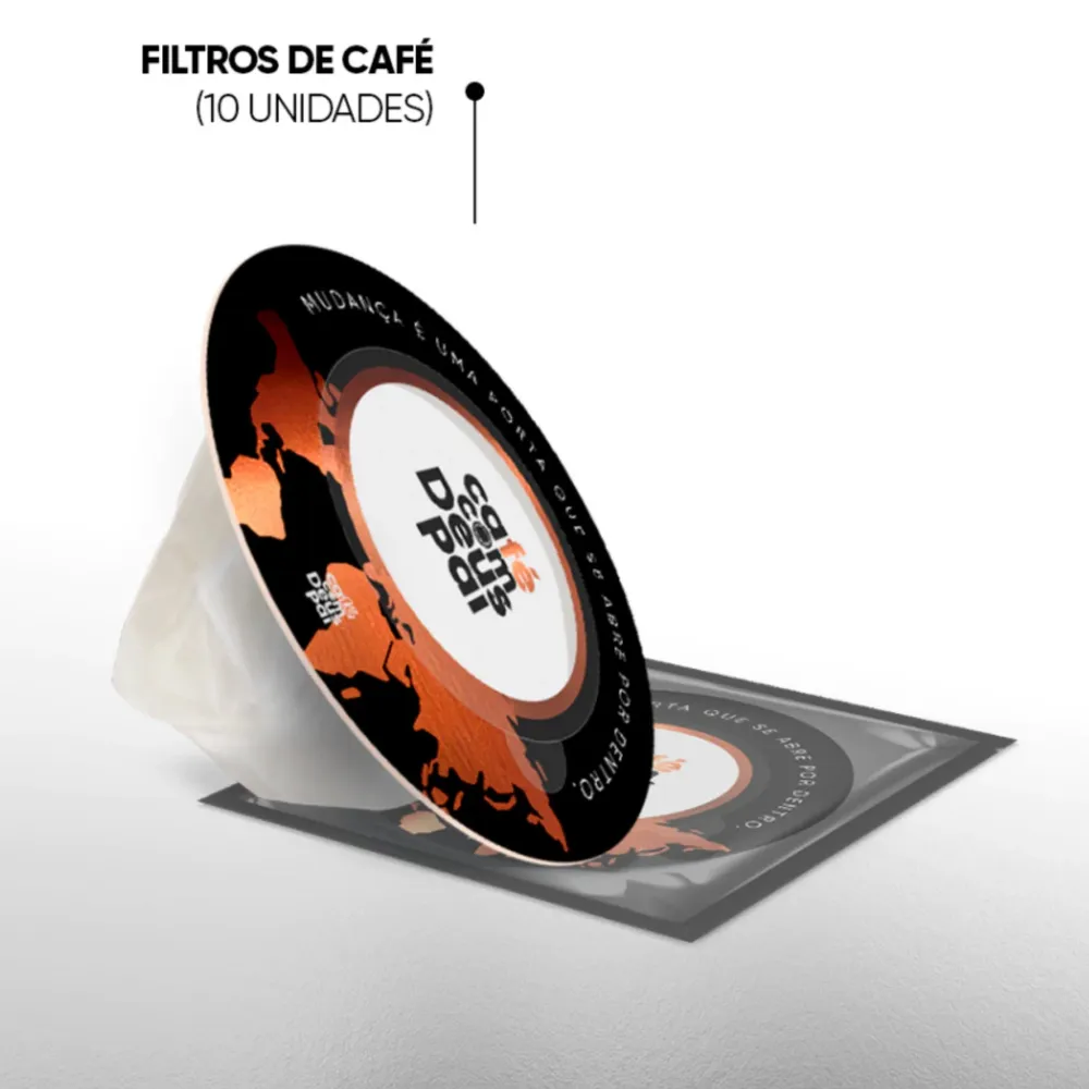 Filtro de Café - 10 unidades | Café com Deus Pai