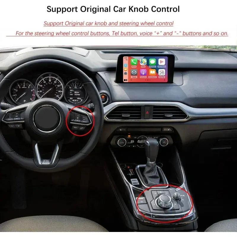 CarPlay & Android Auto Mazda MZD CX-3 CX-5 CX-9 MX-5 2 3 6