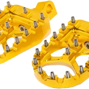 Bikers Choice Male Mount BMX Style Gold Footpegs Pr