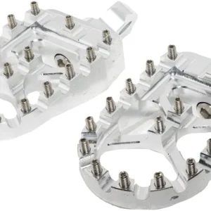 Bikers Choice Male Mount BMX Style Silver Footpegs Pr