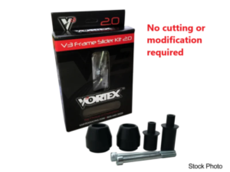 Vortex Racing 13-17 Kawasaki Ninja 300 V3 2.0 Frame Slider Kit- No Cut