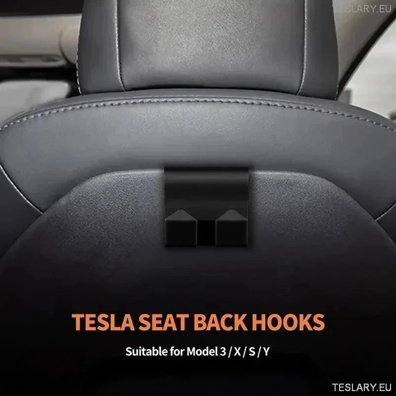 Ganchos de armazenamento do banco dianteiro para modelos Tesla 3 y s x