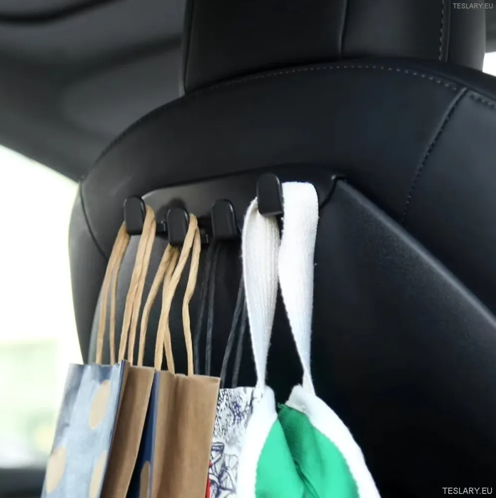 Tesla Modelo 3/Y Ganchos Multi para traseiro do motorista e/ou assentos de passageiro