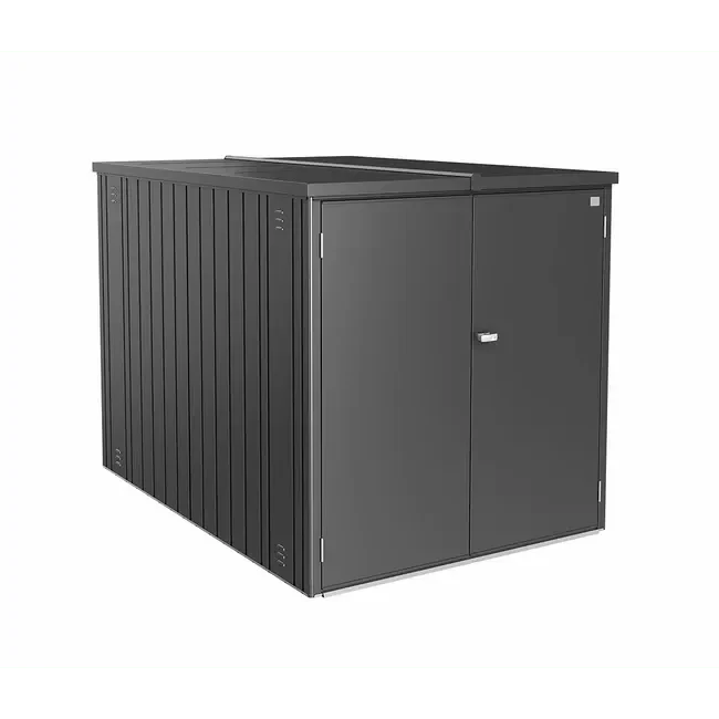 Biohort – MiniGarage Cinzento escuro metálico (145 x 203 x 150 cm)