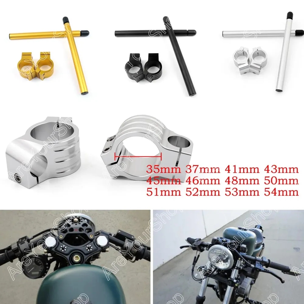 Guidão Universal Motoycycle Clip-On 35 37 41 43 45 46 48 50 51 52 53 54 mm genéricos genéricos
