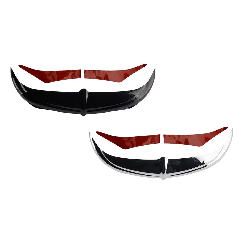Bat Brow Batwing Fairing Accent Trim Electra Street Glides Trikes 96-13