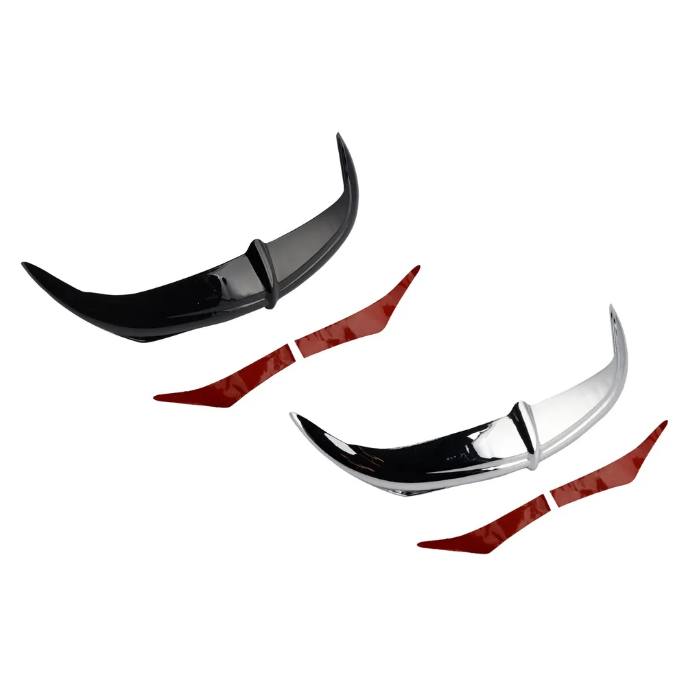 Bat Brow Batwing Fairing Accent Trim Electra Street Glides Trikes 96-13