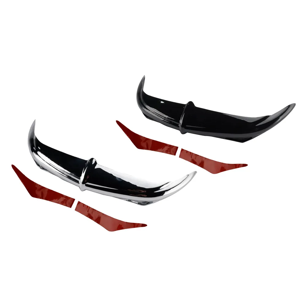 Bat Brow Batwing Fairing Accent Trim Electra Street Glides Trikes 96-13
