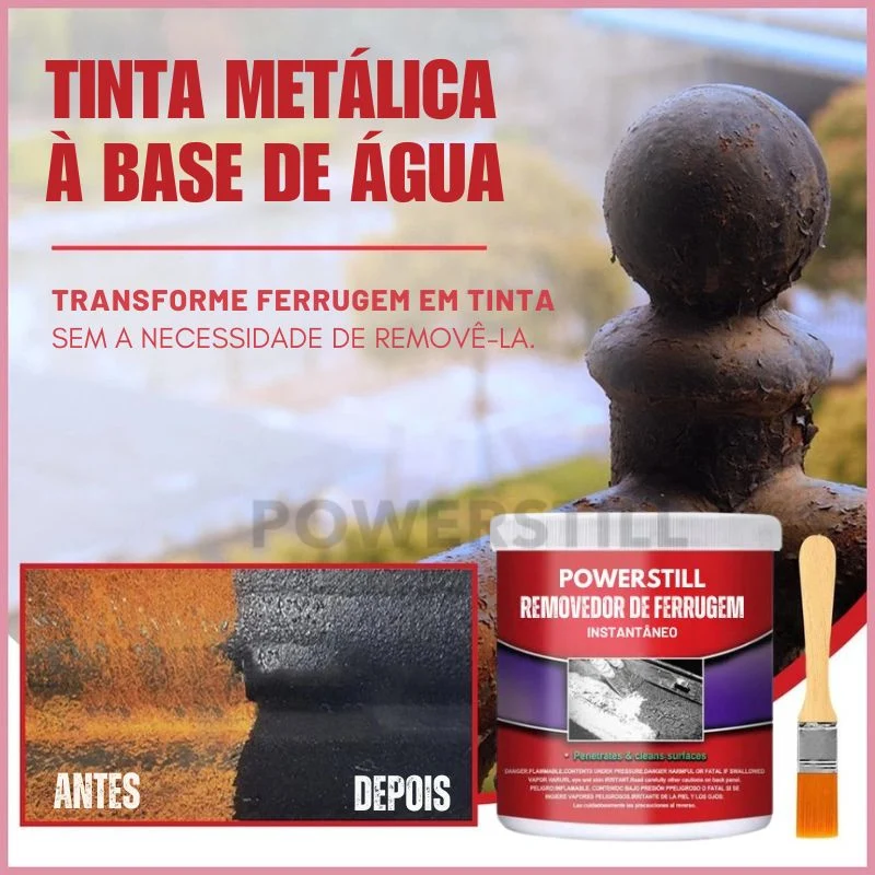 Removedor de Ferrugem Instantâneo 300g - Até 10 Anos de Proteção
