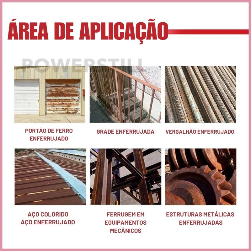 Removedor de Ferrugem Instantâneo 300g - Até 10 Anos de Proteção