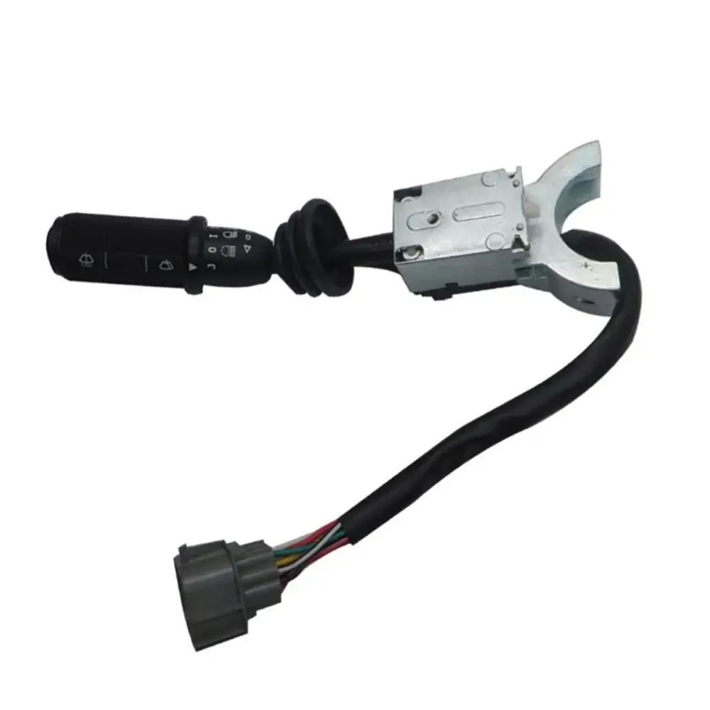 Interruptor da luz lateral direita e do poste do limpador 70180297 para retroescavadeira JCB