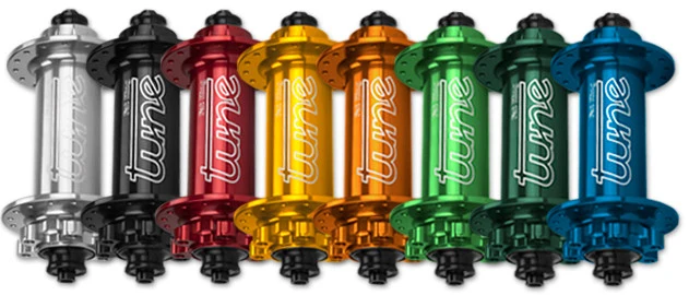 TUNE Juego de Ruedas de Carbon Black Burner AM/Enduro 27.5 100/142 SH-HG11/10 Rojo