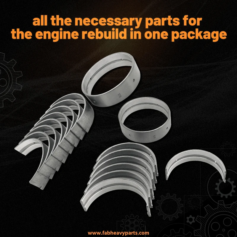 Kit de reconstrução de revisão Kubota D902 D902EBH Motor KX41-3 Escavadeira BX24 BX25 Tratores