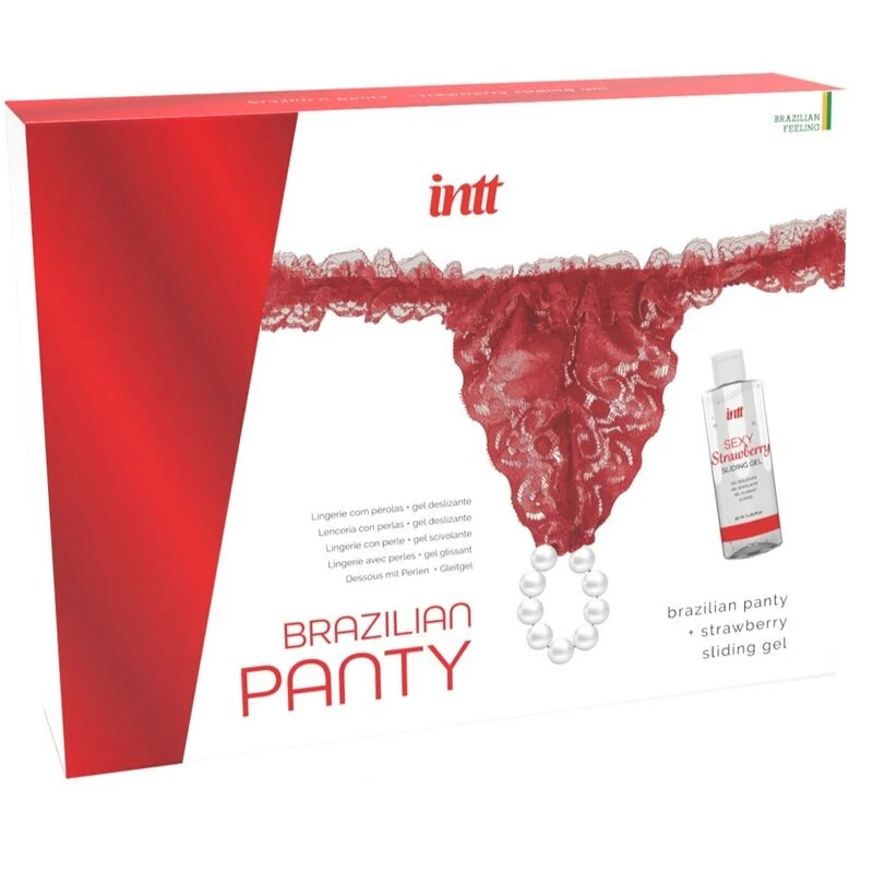 Intt Releases Calç Vermelha Brasileira Com Pérolas e Gel Lubrificante 50 Ml