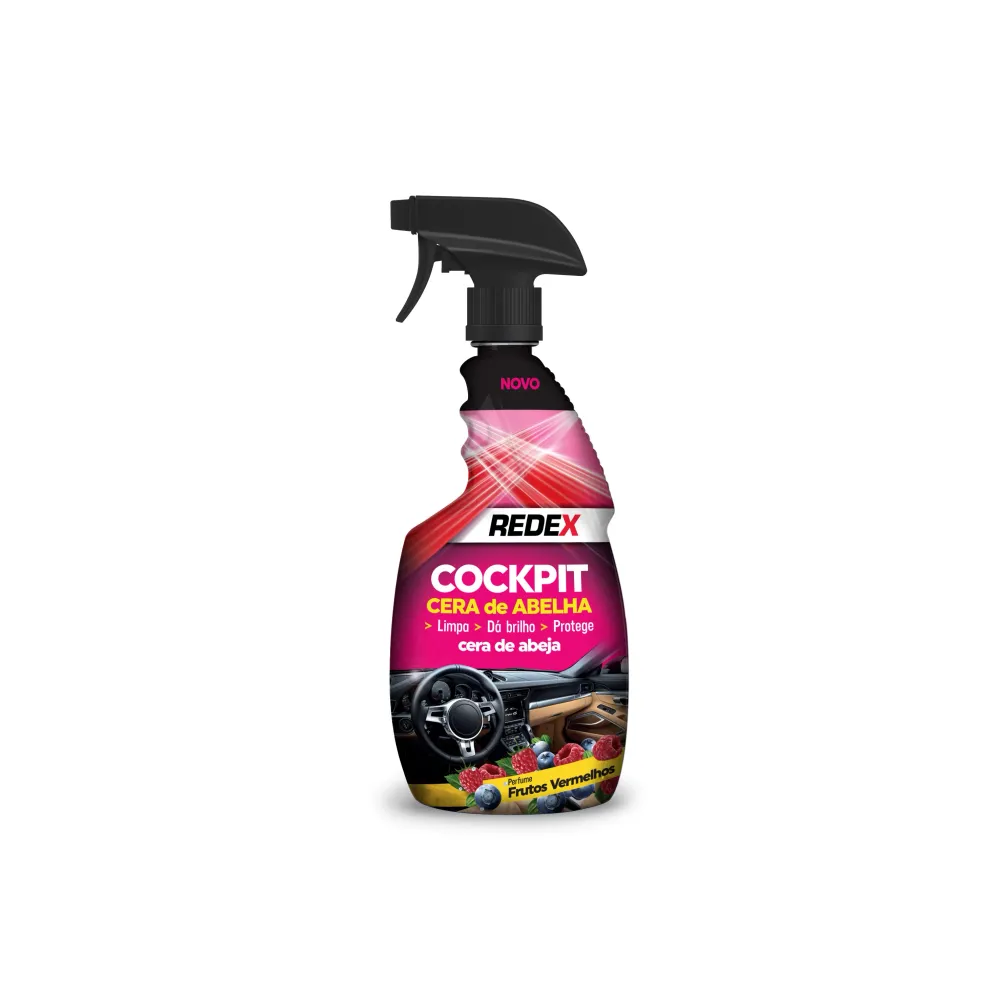 Redex Cockpit Cera de Abelha 500ml — Frutos Vermelhos