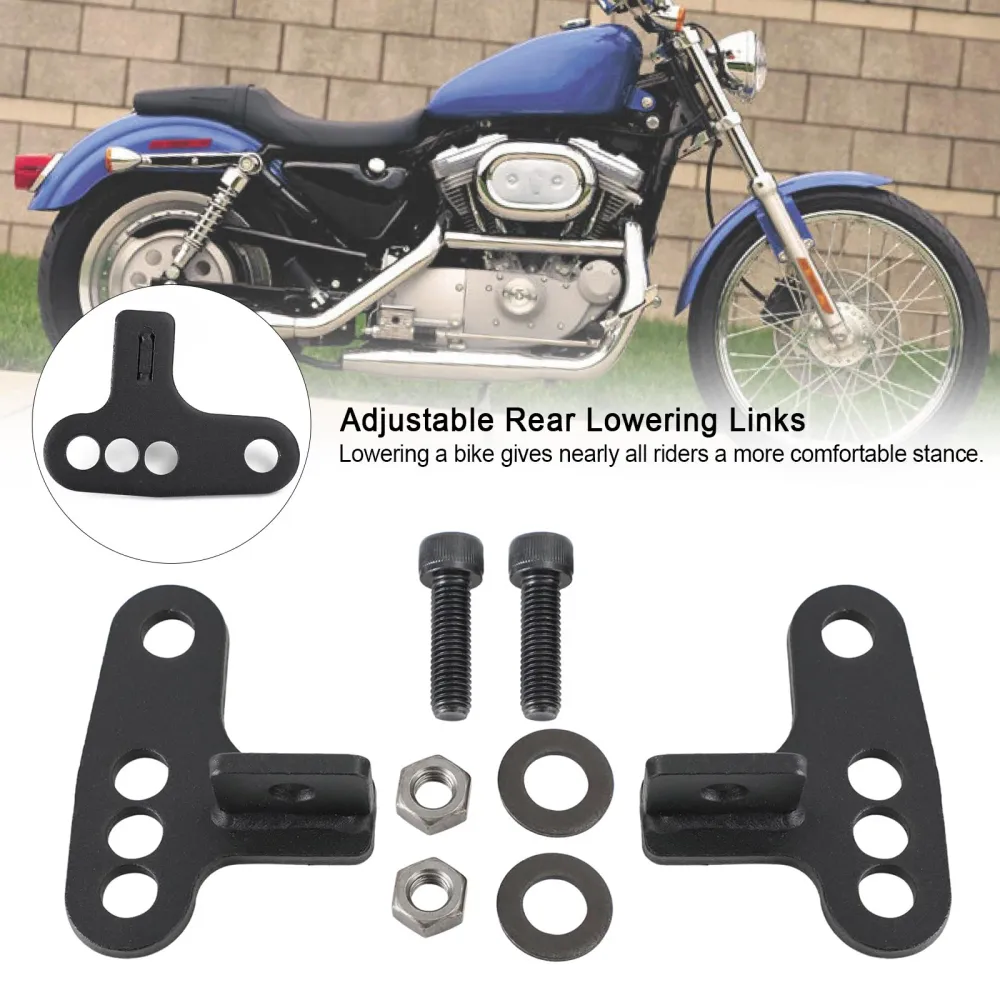 1-3" Kit de rebaixamento traseiro ajustável para Sportster XL883 1200 1988-1999