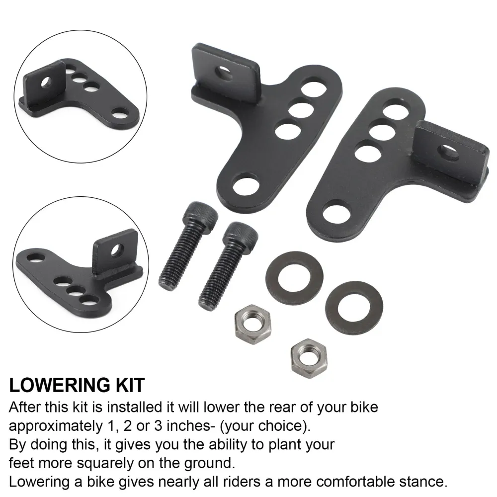 1-3" Kit de rebaixamento traseiro ajustável para Sportster XL883 1200 1988-1999