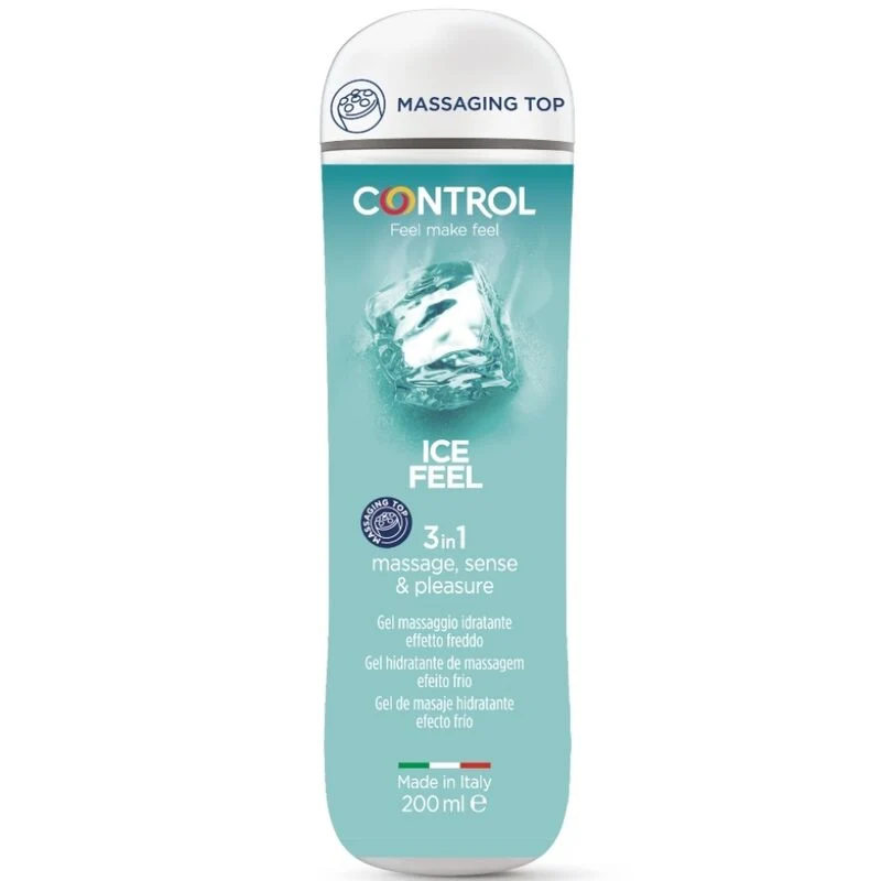 Gel 3 em 1 Ice Feel | Massagem, Lubrificante e Estimulante 200 ML