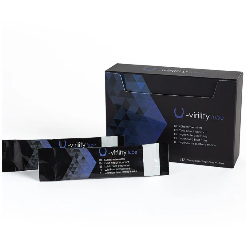 U-Virility Lube Lubrificante Efeito Frio 10x5ml