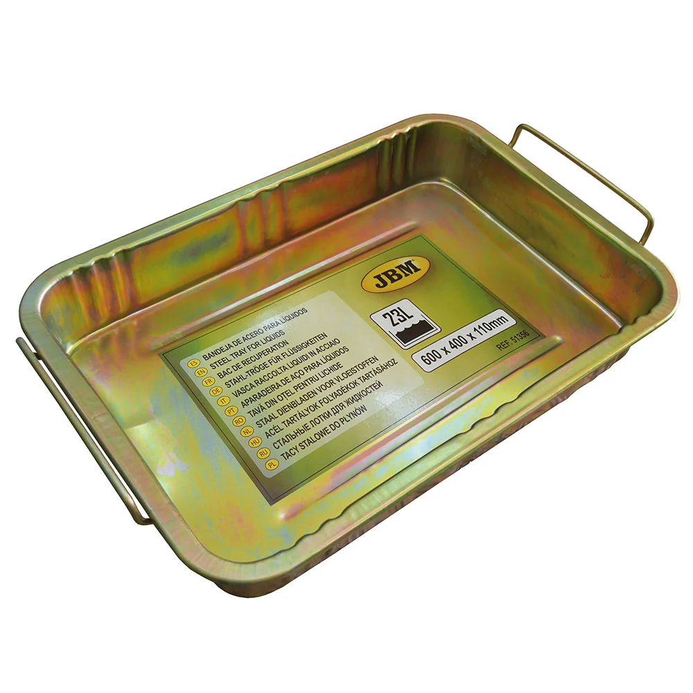 VASCA RACCOLTA LIQUIDI ACCIAIO 23L 51356 JBM