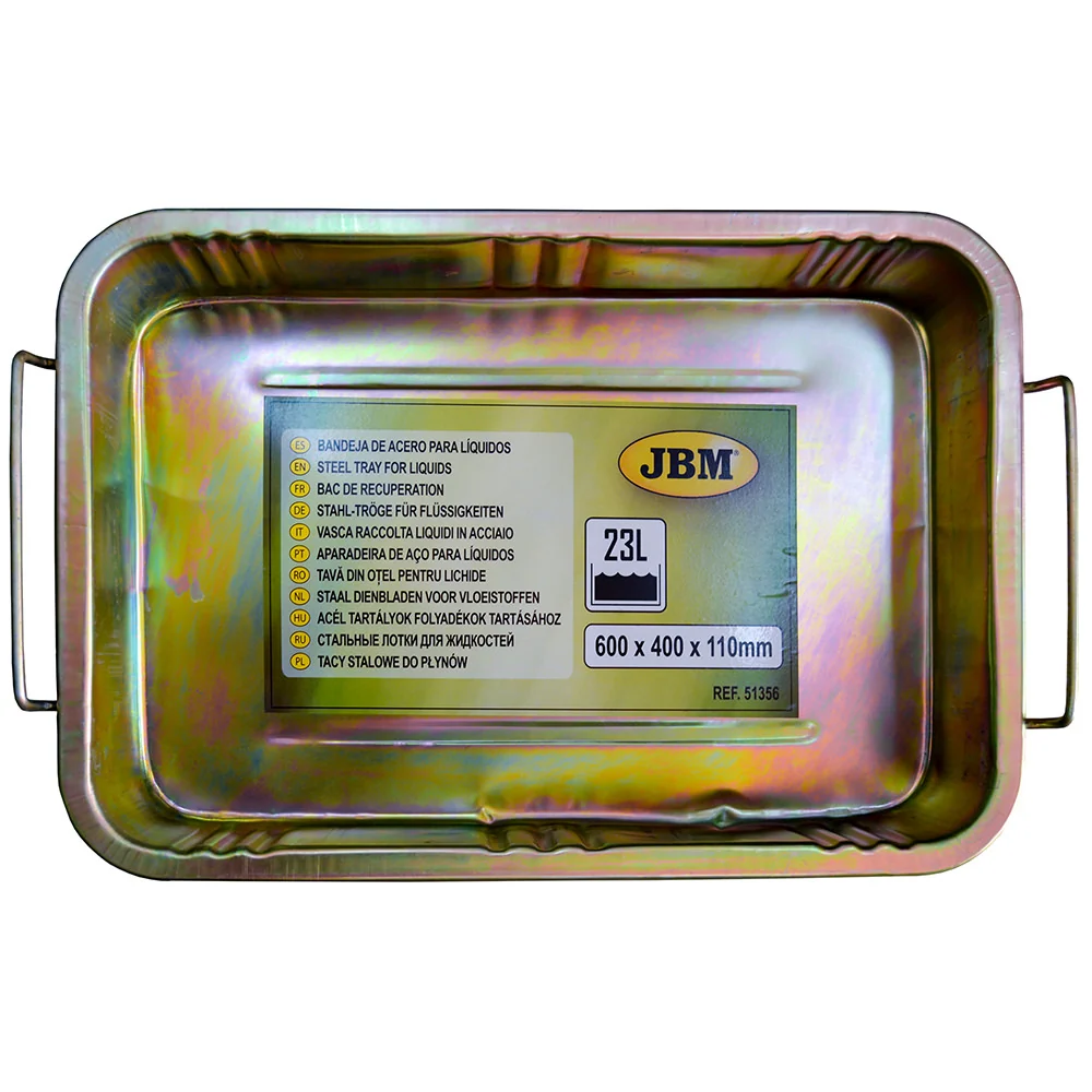 VASCA RACCOLTA LIQUIDI ACCIAIO 23L 51356 JBM