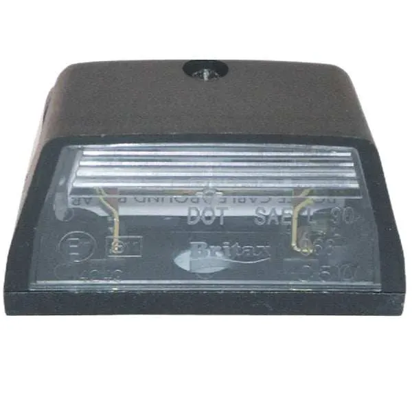 Luz de matrícula 5W retangular com 12/24V