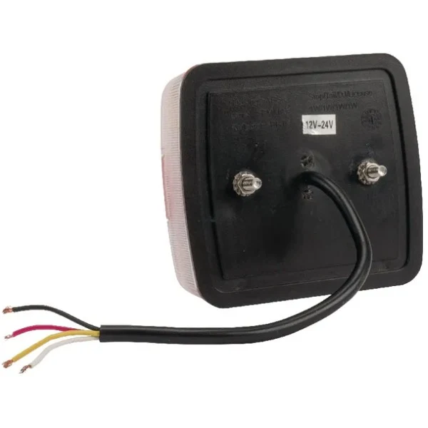 Farol traseiro LED 12/24V Multifunções 100x40x100mm
