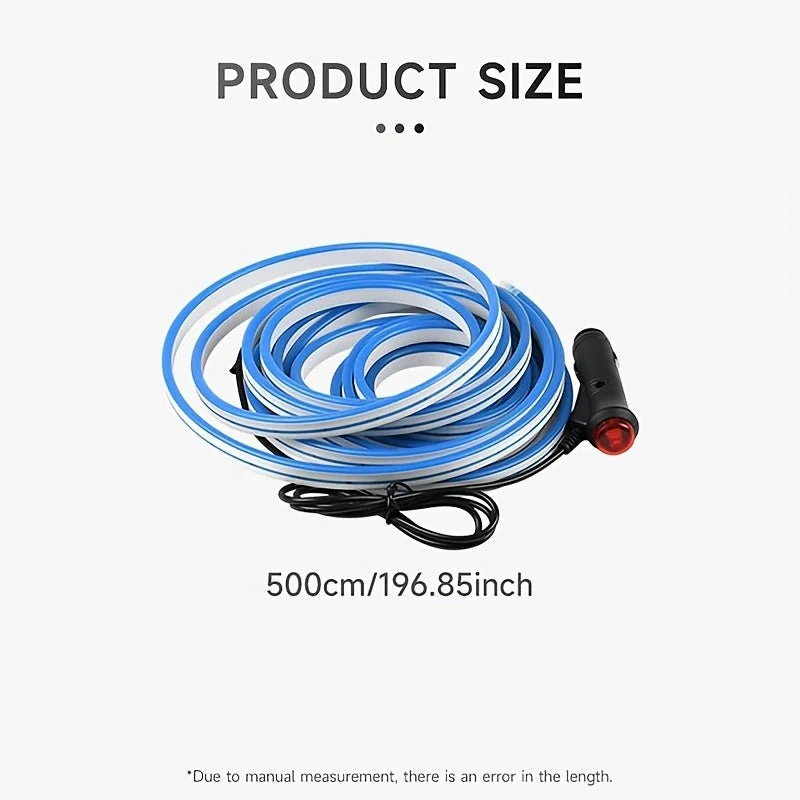 Tesla Modelo Y Tira de tronco LED em vermelho - 12 volts com conector