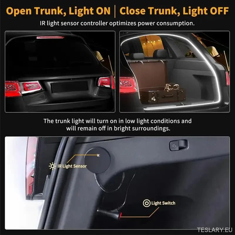 Tesla Modelo 3/Y traseiro traseiro LED LED LED brilhante LED LUZ