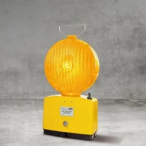 Lâmpada de aviso para Tenda de seguranç dobrável – baliza luminosa intermitente de dupla face