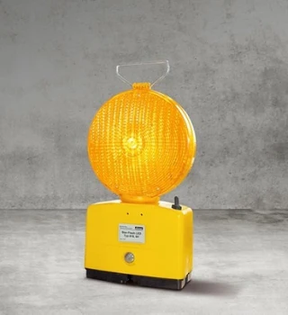 Lâmpada de aviso para Tenda de seguranç dobrável – baliza luminosa intermitente de dupla face