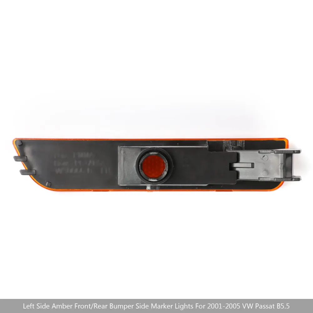 Luzes laterais de pára-choques frontal âmbar esquerdo para 2001-2005 vw passat b5.5 genérico