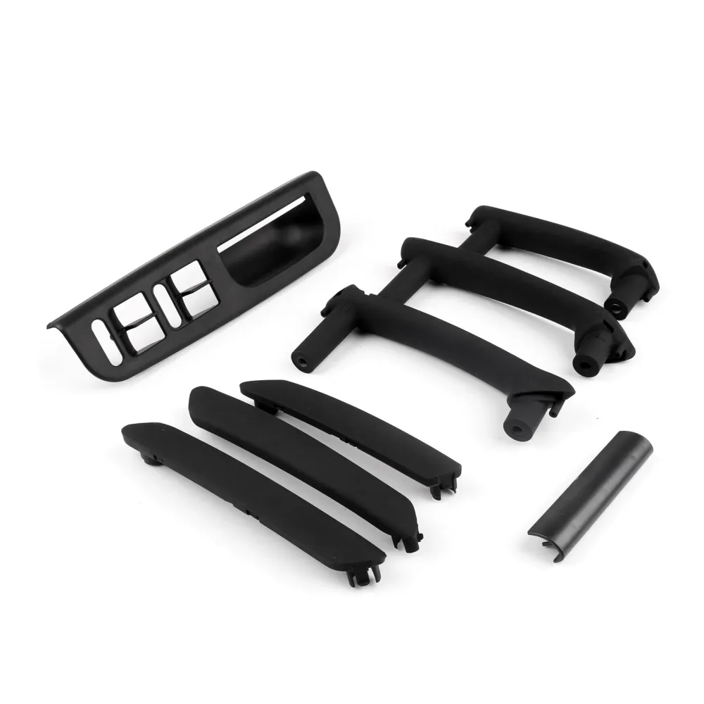 5x Black Interior Porta Pull Pull Painel de controle de janela para VW Passat B5 98-2005 Genérico