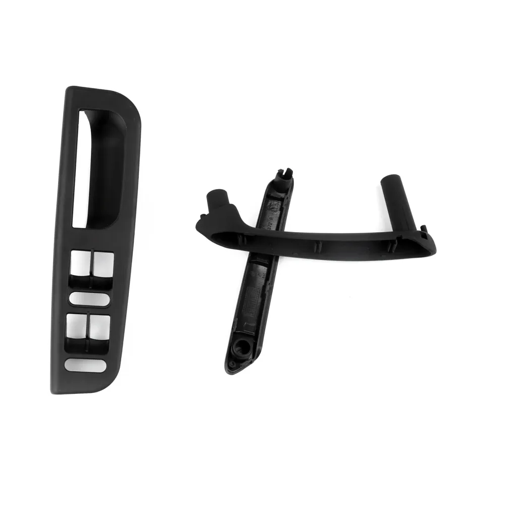5x Black Interior Porta Pull Pull Painel de controle de janela para VW Passat B5 98-2005 Genérico
