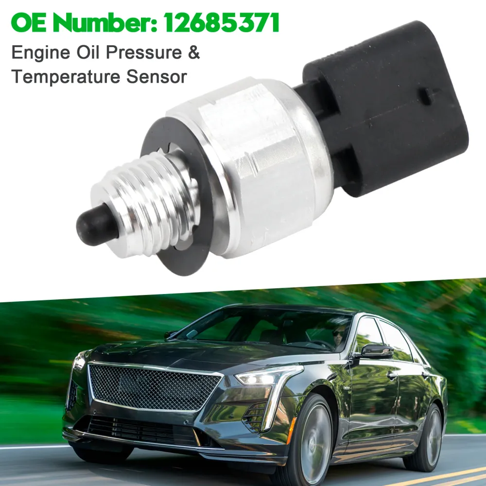 Pressão do óleo do motor & Sensor de temperatura 12685371 para Chevy Silverado Cadillac