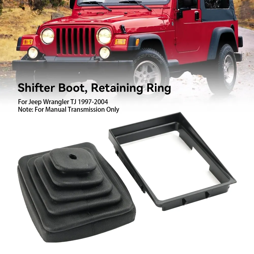Jeep Wrangler TJ 1997-2004 Manual do Ringue de Botas do Shifter de Bande