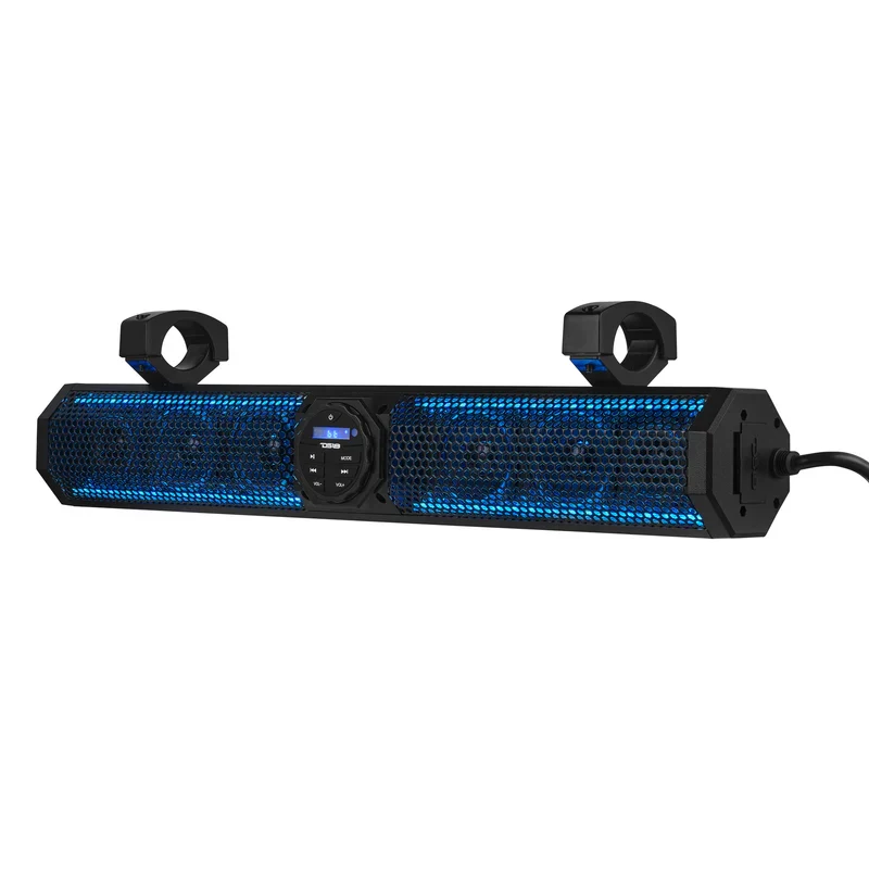 SB26BTXRGB 26" Marine Amplified Soundbar Bluetooth USB & RGB Lighting 6 Speakers 600 Watts