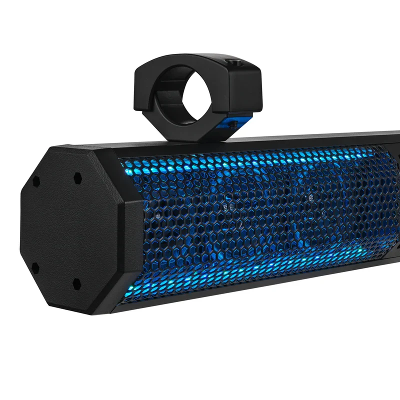 SB26BTXRGB 26" Marine Amplified Soundbar Bluetooth USB & RGB Lighting 6 Speakers 600 Watts
