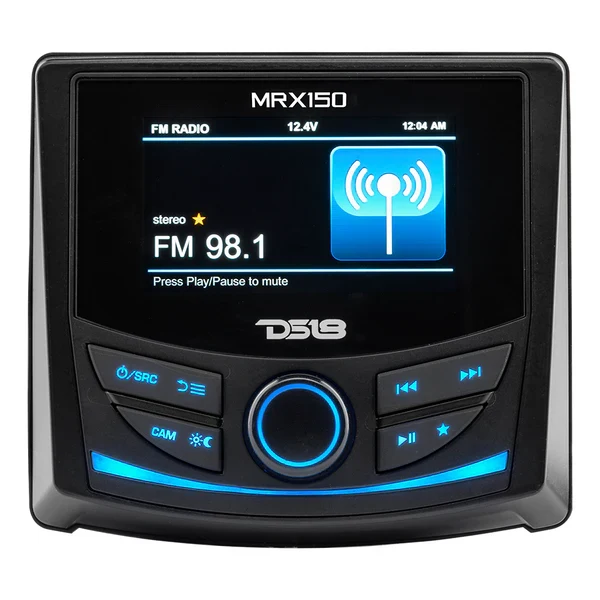 Unidade principal MRX150 DS18 Marine and Powersports Tela TFT de 3 cores