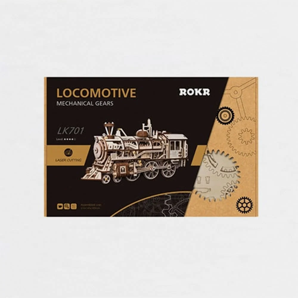 Locomotiva de madeira Robotime