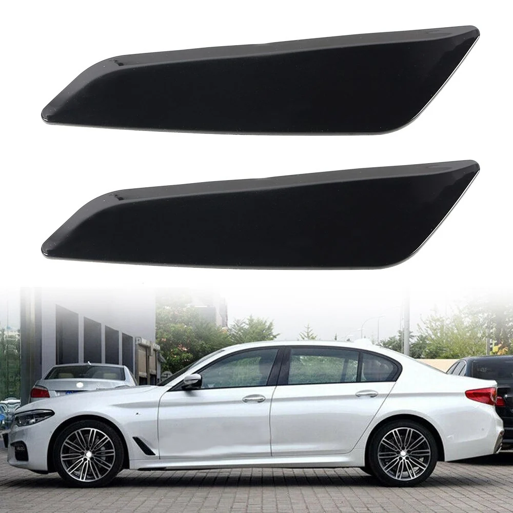 Tampa de capa de ventilação lateral de ar de ar preto brilhante para BMW 5 Series G30 2017+